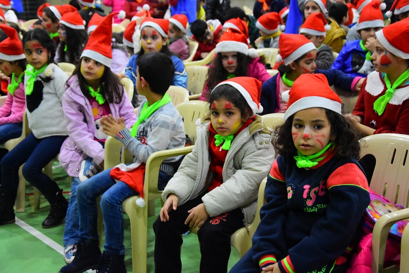 Saint Vincent de paul celebrating Christmas at Jesus & Mary school